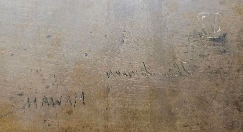 The Diver & Hawaiian Mother/Child (Copper Intaglio Plate)