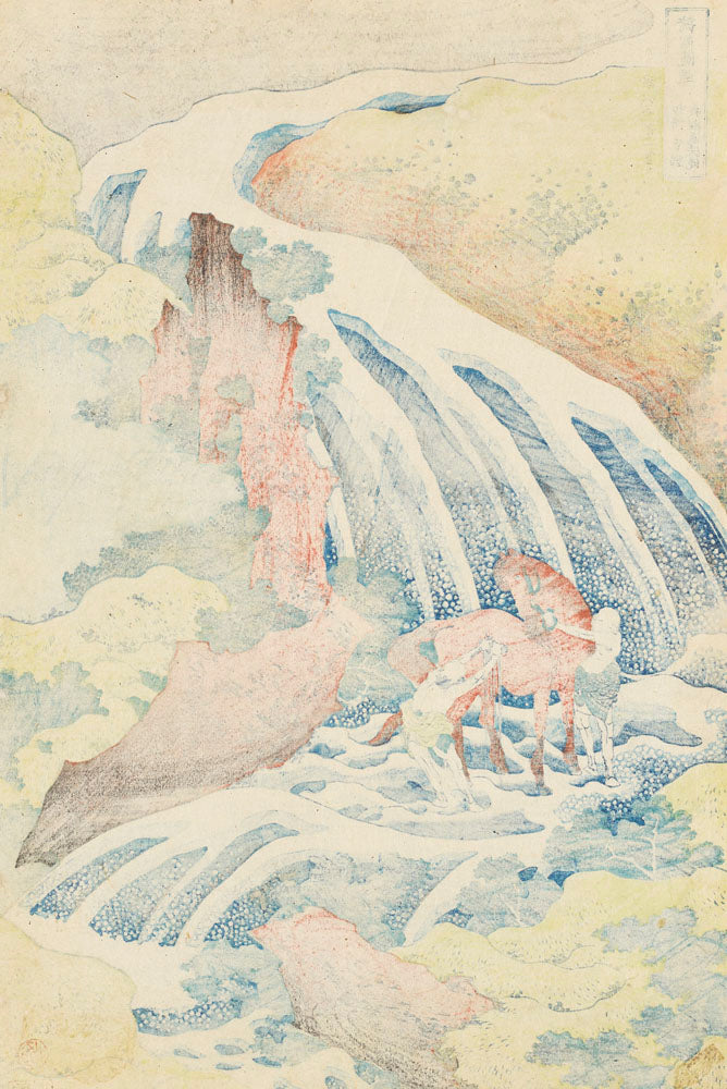 Yoshitsune's Horse - Washing Falls at Yoshino in Yamato Province