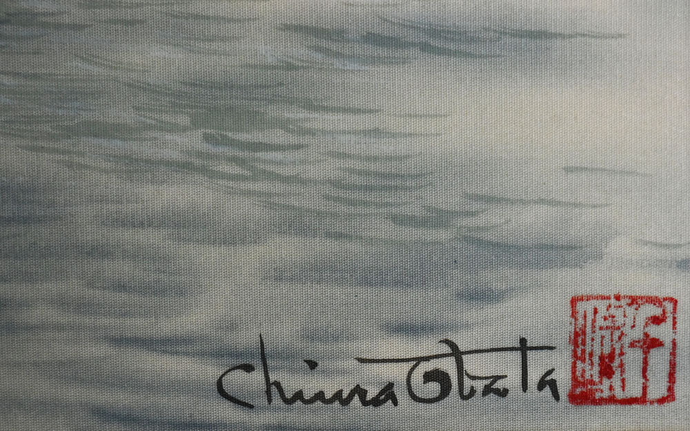 Mt. Fuji and Ashinoko Lake from Motohakone - Original Painting