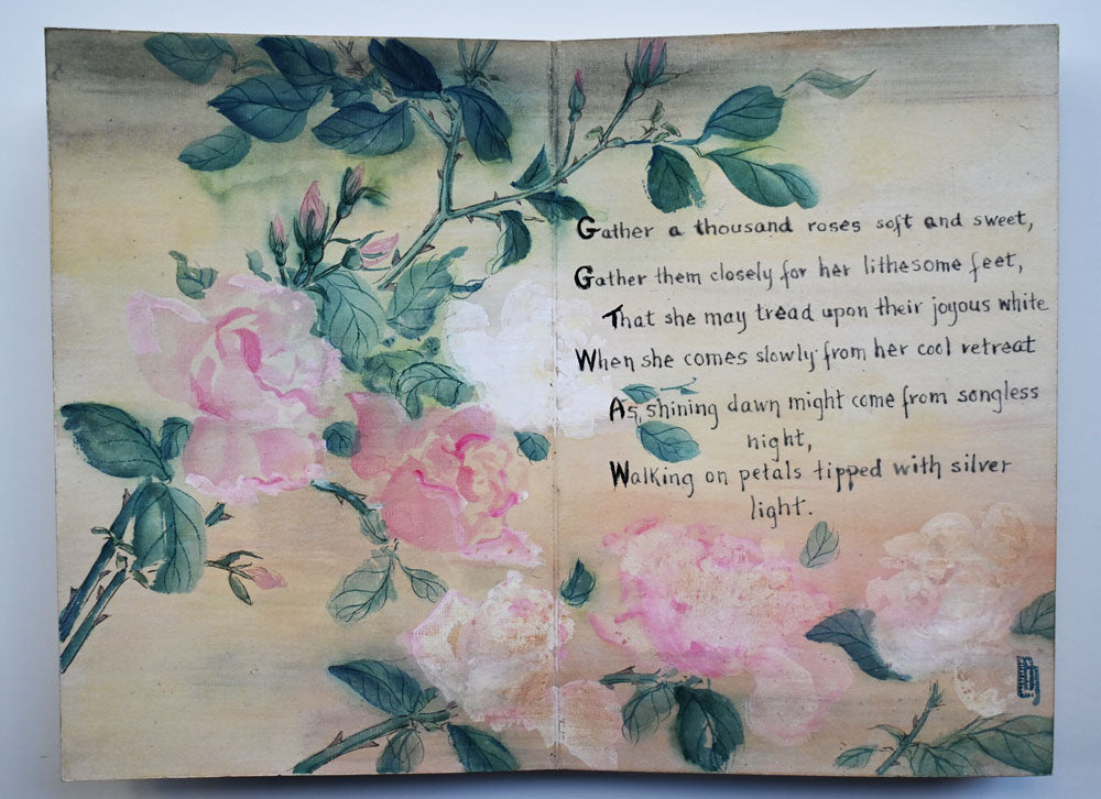 Six Original Watercolor Paintings - Handcrafted Book