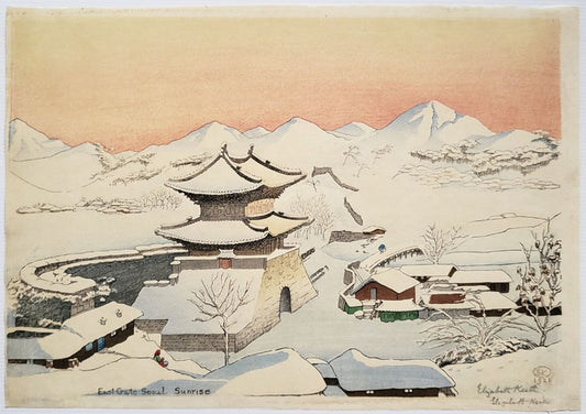 East Gate, Seoul - Sunrise (Pre-Earthquake)