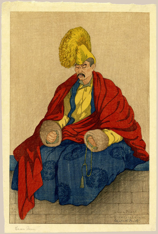 Lama Priest in Ceremonial Dress (Pre-Earthquake)