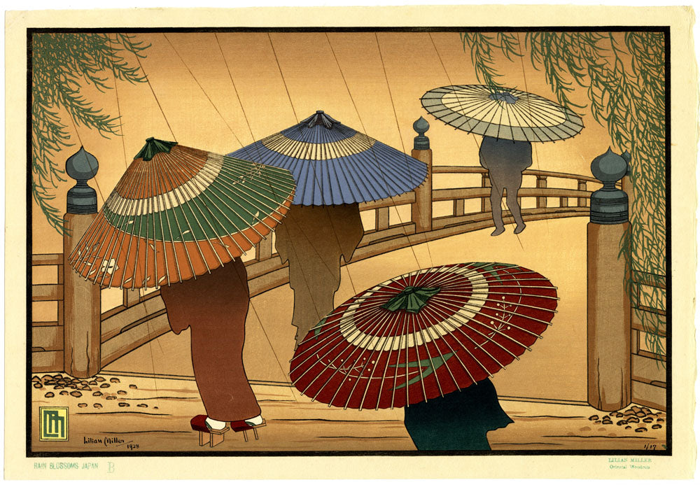 Rain Blossoms, Japan B (brown)