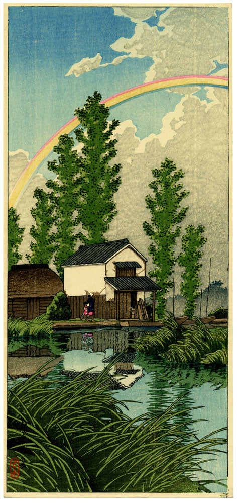 Summer in Itako (Tanzaku Format)