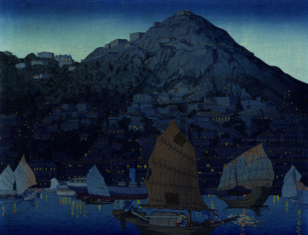 Hong Kong Harbour, Dusk (Early State)