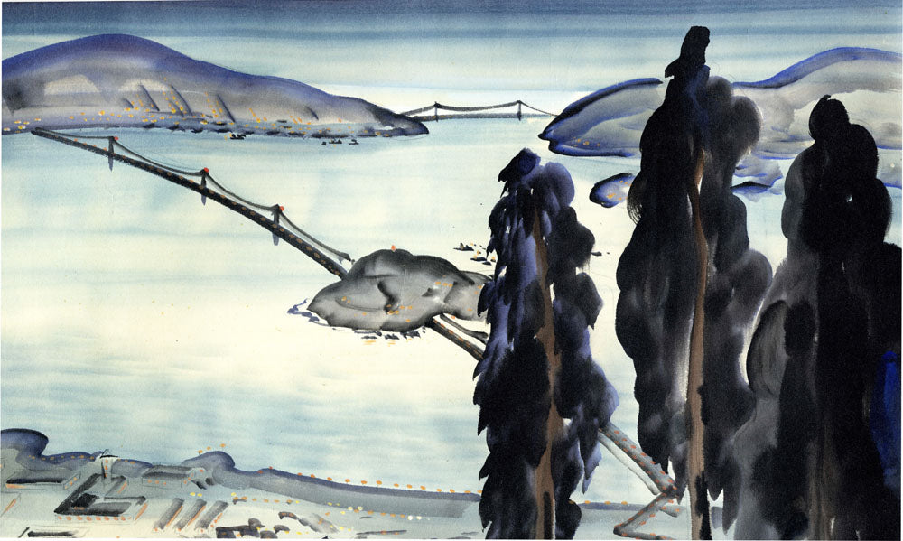 San Francisco From The Berkeley Hills - Original Painting