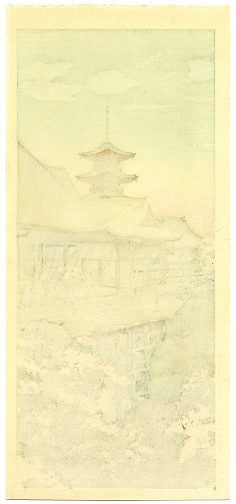 Cherry Blossoms at Kiyomizu Temple, Kyoto