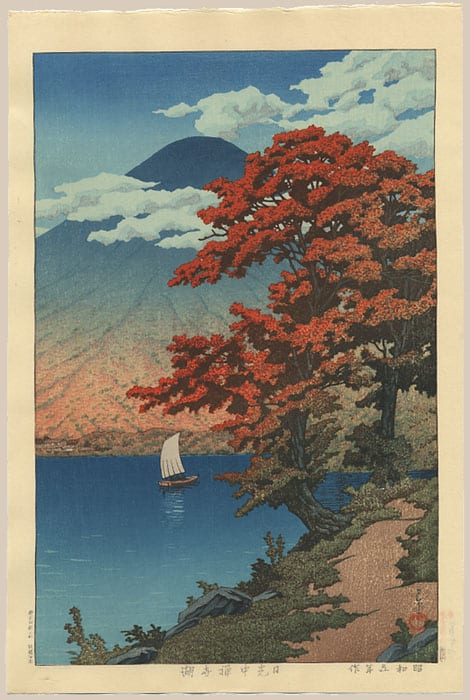 "Lake Chuzenji, Nikko (Limited Edition)" by Hasui, Kawase