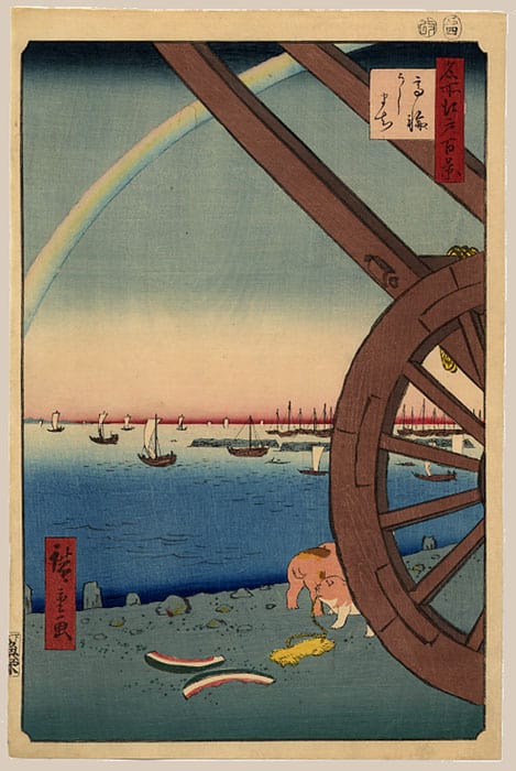"Ushimachi, Takanawa" by Hiroshige