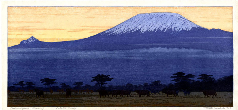 "Kilimanjaro, Evening" by Yoshida, Toshi