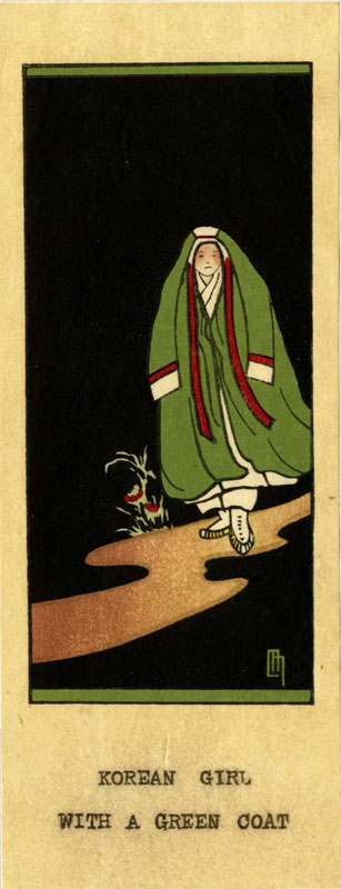 "A Korean Girl with a Green Coat" by Miller, Lilian