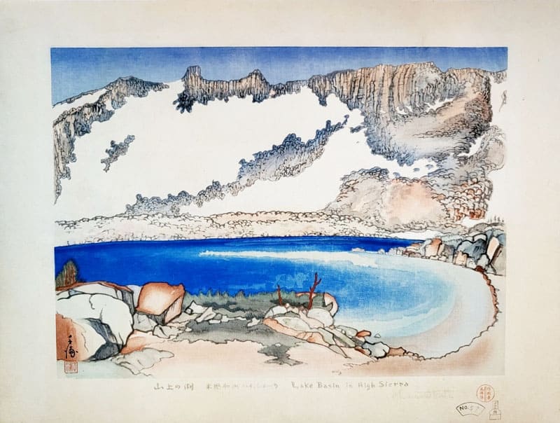 "Lake Basin in High Sierra (Limited Edition)" by Obata, Chiura