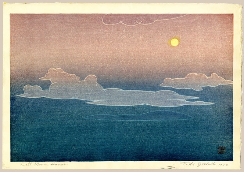 "Full Moon, Hawaii" by Yoshida, Toshi