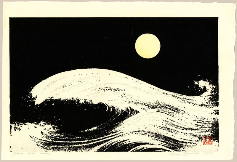 "Wave and Moon" by Yoshida, Kiso