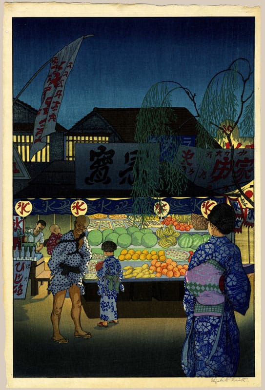 "Fruit Shop at Night, Kyoto" by Keith, Elizabeth