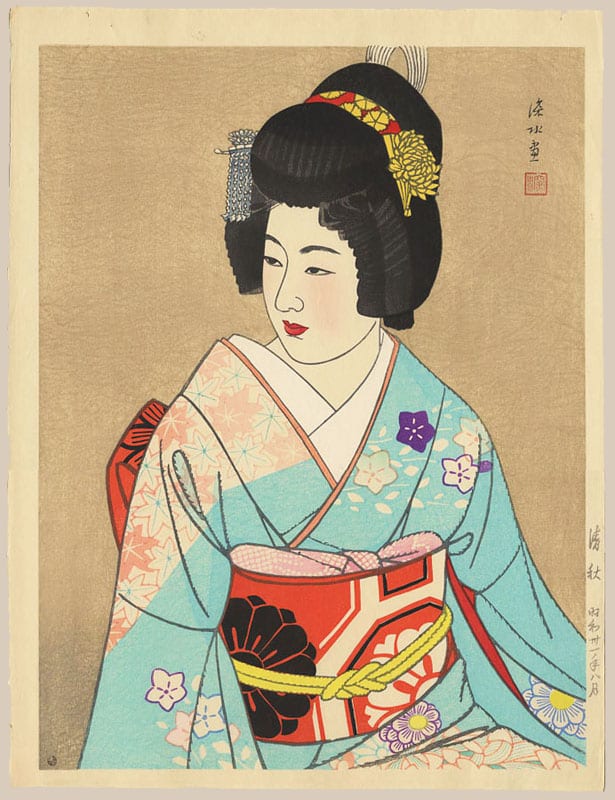 Thumbnail of Original Japanese Woodblock Print by
Shinsui, Ito