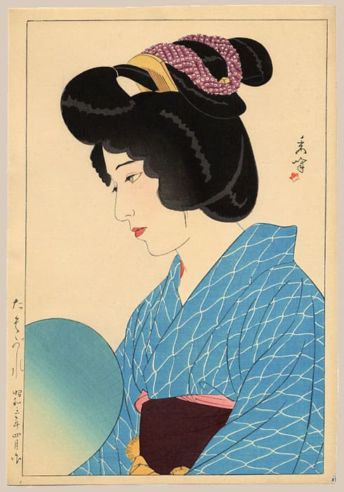 Thumbnail of Original Japanese Woodbllock Print by
Yamakawa, Shuho