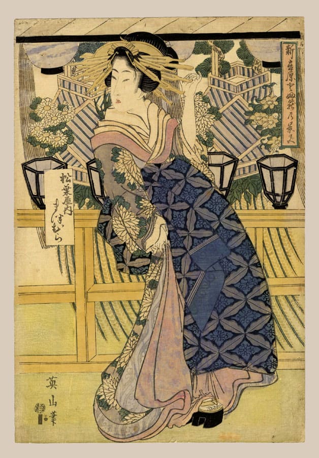 Thumbnail of Original Japanese Woodblock Print by
Eizan, Kikukawa
