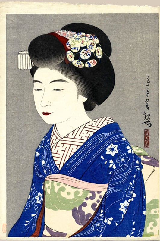 Thumbnail of Original Japanese Woodblock Print by
Kanpo, Yoshikawa