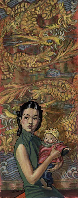 Thumbnail of Original Pastel Painting by
Baldridge, Cyrus Leroy
