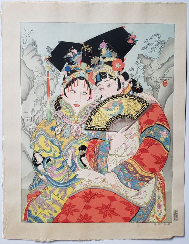 Thumbnail of Original Limited Edition Japanese Woodblock Print by
Jacoulet, Paul