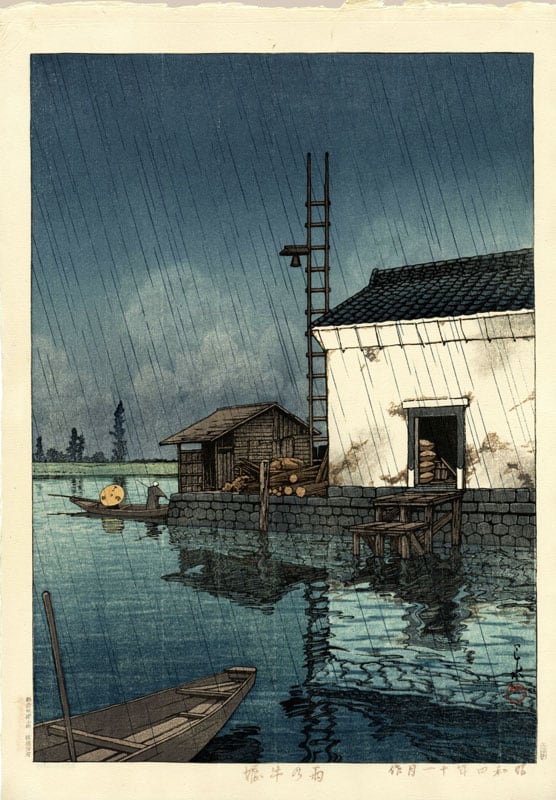 Thumbnail of Original Limited Edition Japanese Woodblock Print by
Hasui, Kawase