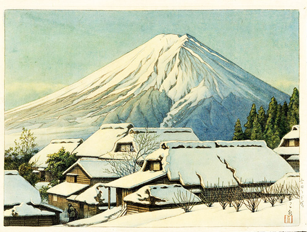 A Clearing after a Snowfall, Yoshida - Original Painting