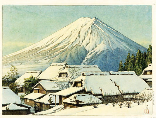 A Clearing after a Snowfall, Yoshida - Original Painting