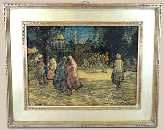 Peshawar at Night (Drawing)