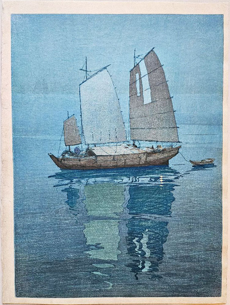 Sailing Boats at Night (Pre-Earthquake)