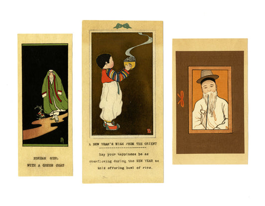 (3) Three Print Set - Korean Series Greeting Cards