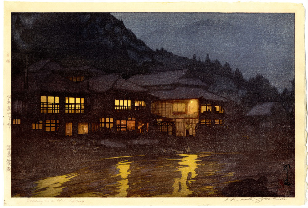Evening in a Hot Spring