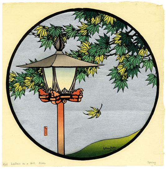 Lanterns on a Hill, Nikko - Spring