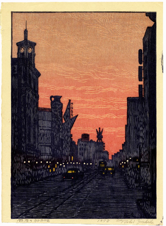 Sunset at Ginza
