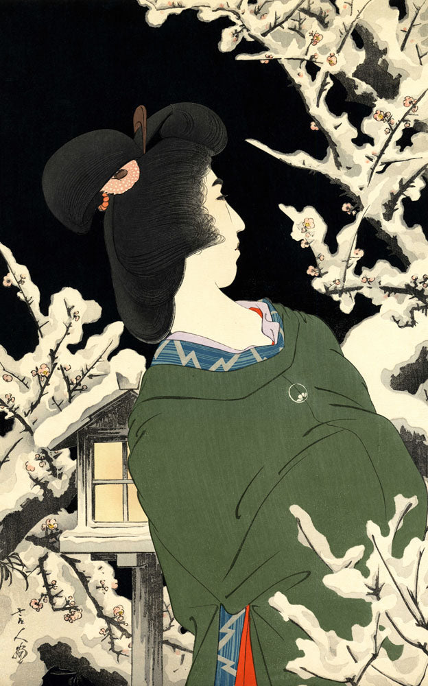 A Japanese Apricot Tree in the Winter Night (Limited Edition)