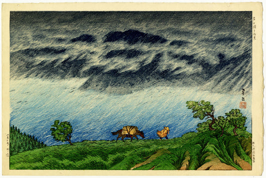 Rain at Lake Ashinoko, Hakone