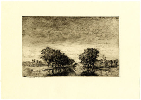 Bridge in Summer Palace, Peking (Etching)